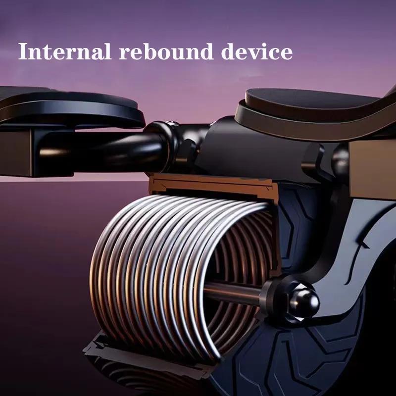 Ролики для пресса с поддержкой локтей, ролики для пресса, оборудование для основных упражнений, ролики для пресса с автоматическим отскоком