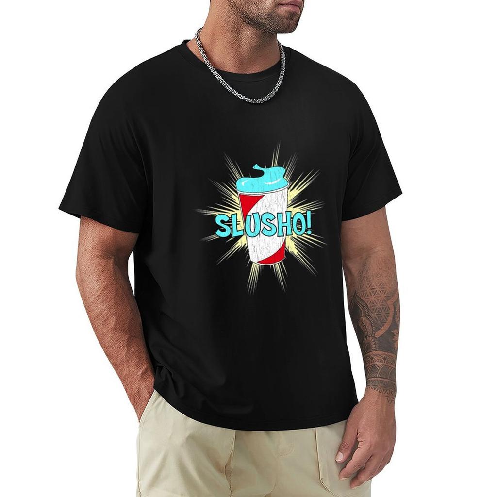Slusho T-Shirt heavyweights anime figures clothes for men