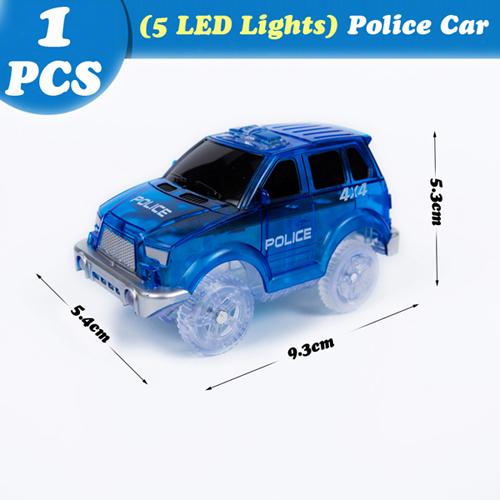 Волшебный светящийся гоночный автомобиль, игрушечный автомобиль, светодиодный свет, электроника, автомобильные треки, игрушечные детали автомобиля для детей, мальчиков и девочек, подарок на день рождения