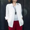 ZANZEA Women Casual Turn Down Collar Solid Color Long Sleeve Button Blouse