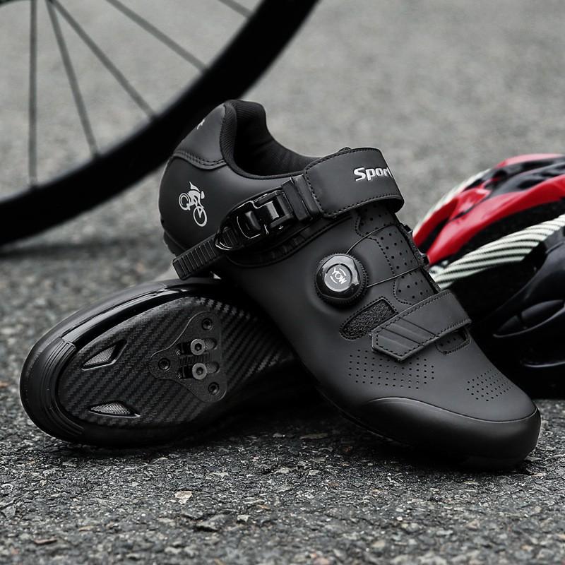 Unisex Road MTB Cycling Shoes With Single Dial Breathable Wear-Resistant Men Women