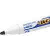 BIC Velleda 1701 ECOlutions Feutres pour Tableau Blanc Effaçables à Sec à Pointe Conique Moyenne -Blister de 4