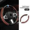 Suede Anti-slip Car Steering Wheel Covers Decorative Accessories For Alfa Romeo 159 Giulietta Giulia 147 Mito 156 159 166 GTxya563