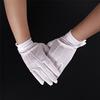1Pair White Formal Gloves White Honor Guard Parade Santa Women Men Inspection