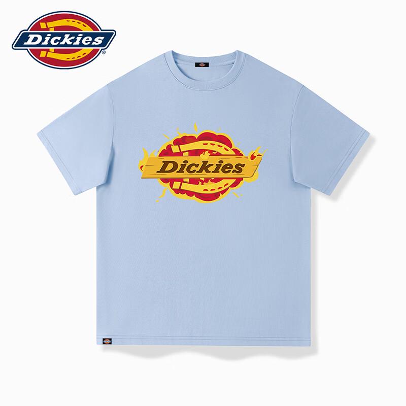 Мужская футболка Dickies свободного кроя, с коротким рукавом, из чистого хлопка