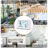 Baldr Wireless Weather Station Digital DCF Wall Table Atomic Alarm Clock Hygrometer Thermometer Frost Alert Forecast Sensor -40C