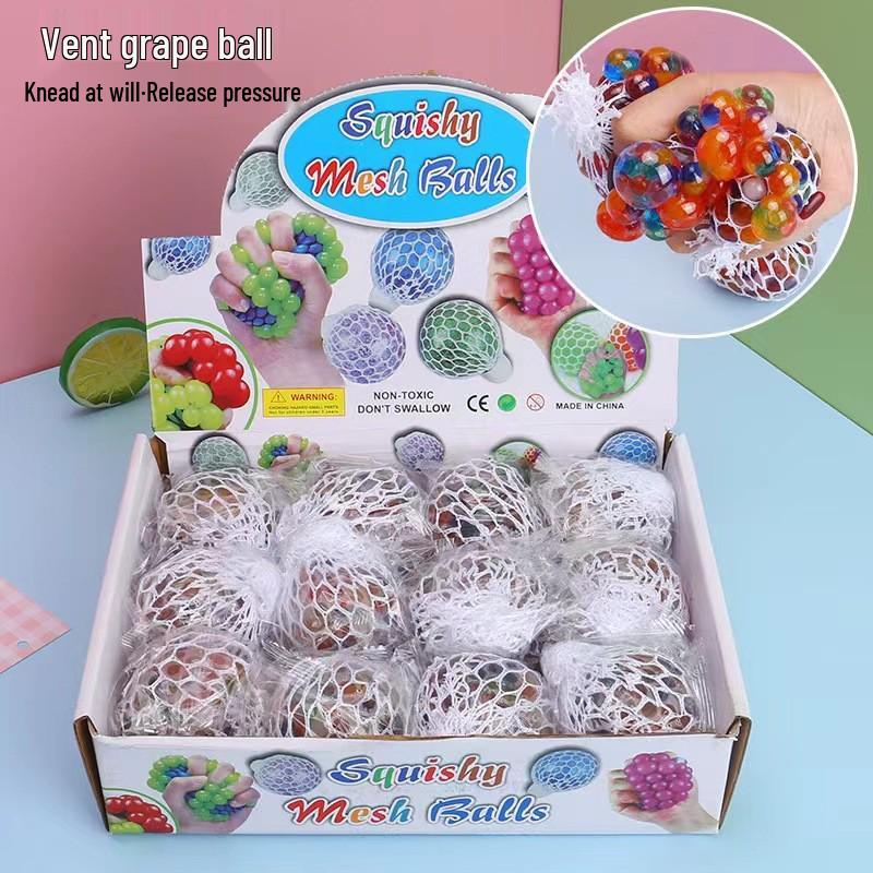 Трансграничные игрушки-антистресс: Жидкое тесто из яичного желтка, Вентиляционное отверстие для гамбургера и Чашка для белки. Медленное восстановление формы, щипайте и сжимайте для снятия стресса.