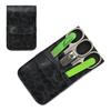 Mont Bleu 5-piece Manicure Set In Faux Leather Case