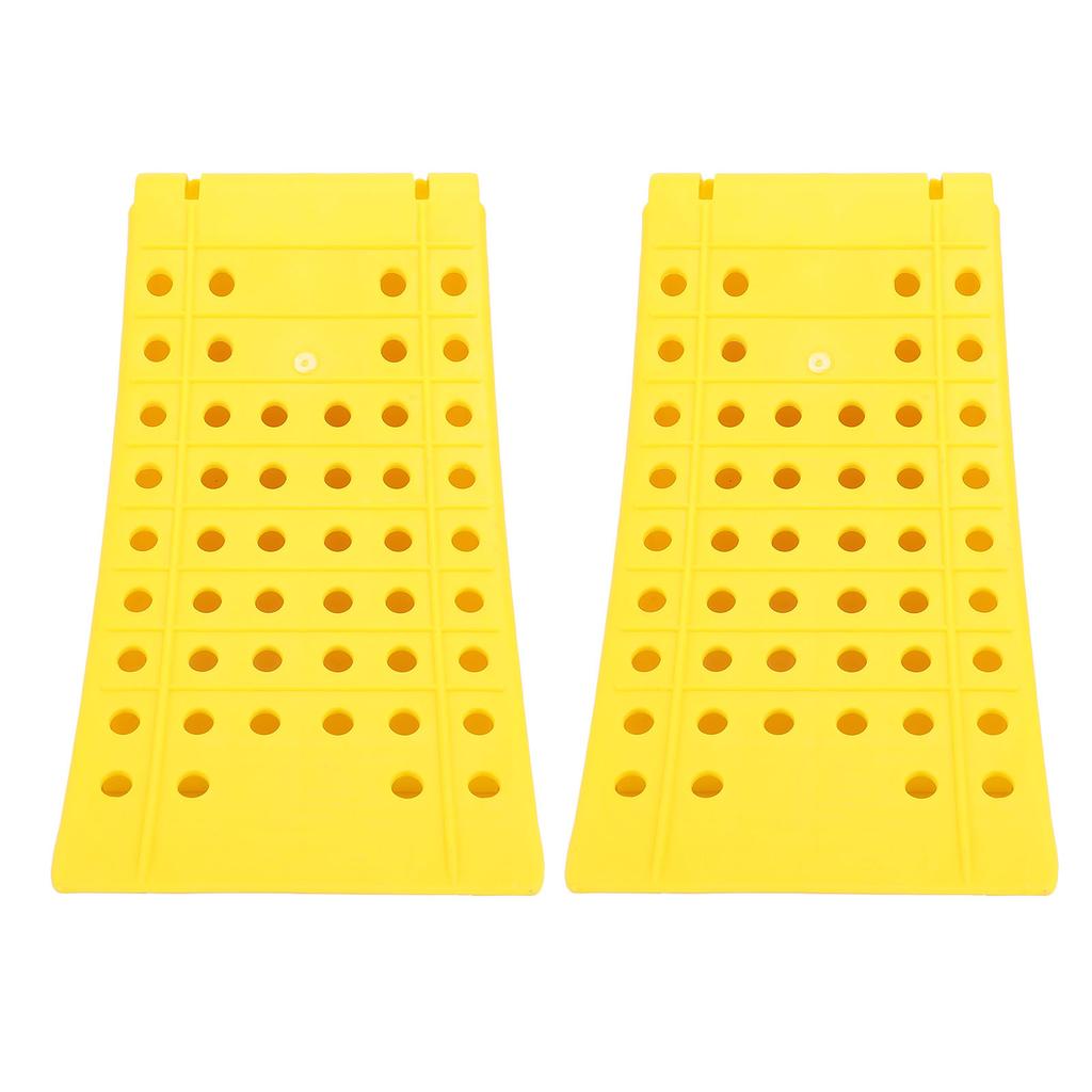 2 шт. Противооткатные упоры для колес, противоскользящие, погодостойкие, с усиленной задней ручкой, для автодома, трейлера