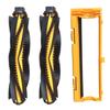 A65T-2Pcs Vacuum Cleaner Main Brush + 1Pcs Roller Brush Plate Cover Forroscenic 800T 820S 830S 830P Forliectroux C30B