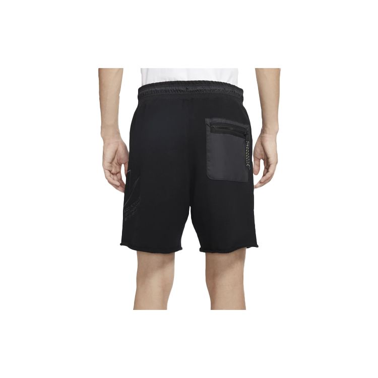 Nike Шорты из французской махровой ткани, мужские, черные, CU3801-001