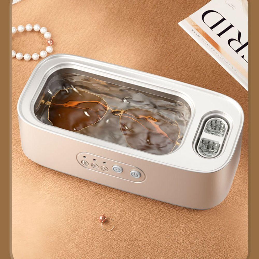 Ультразвуковой очиститель для очков с 3 режимами таймера, автоматический инструмент для чистки, бытовой