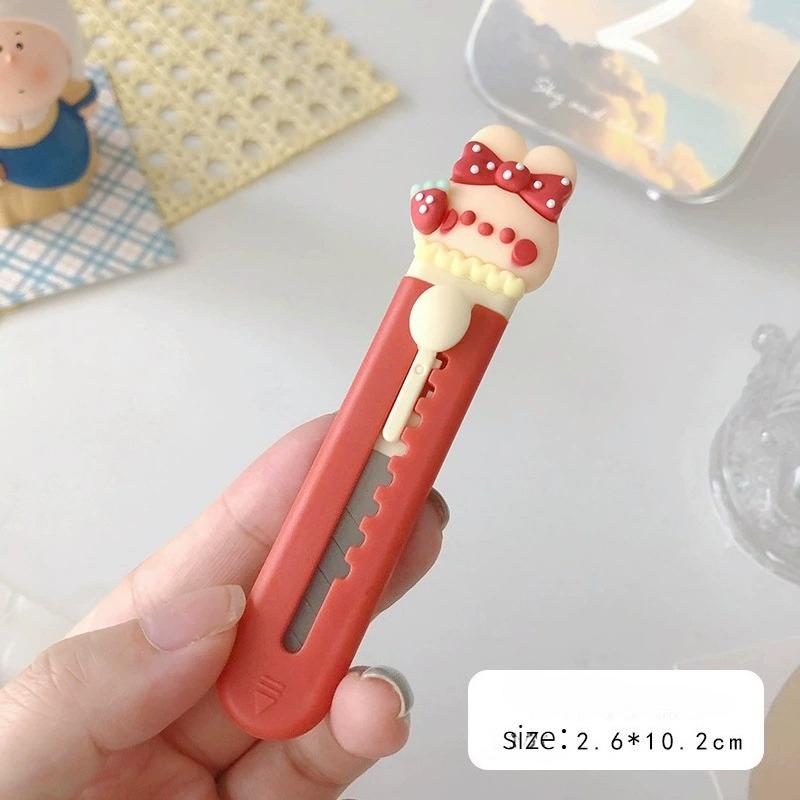 Cartoon Practical Art Knife Mini Student Stationery Envelope Express Unboxing Knife Office and Student Supplies