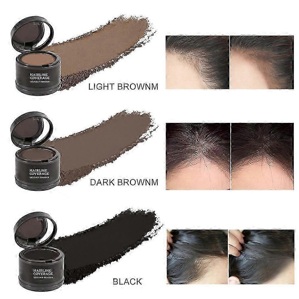 1/2pcs Hairline Covering Touch Powder Shadow Powder Is Not Easy To Smudge Fluffy Hairline Powder