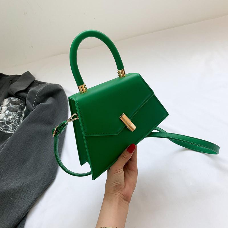 Trendy Small Square Shoulder Bag For Women Chic And Simple Handbag With Lock Summer 2023