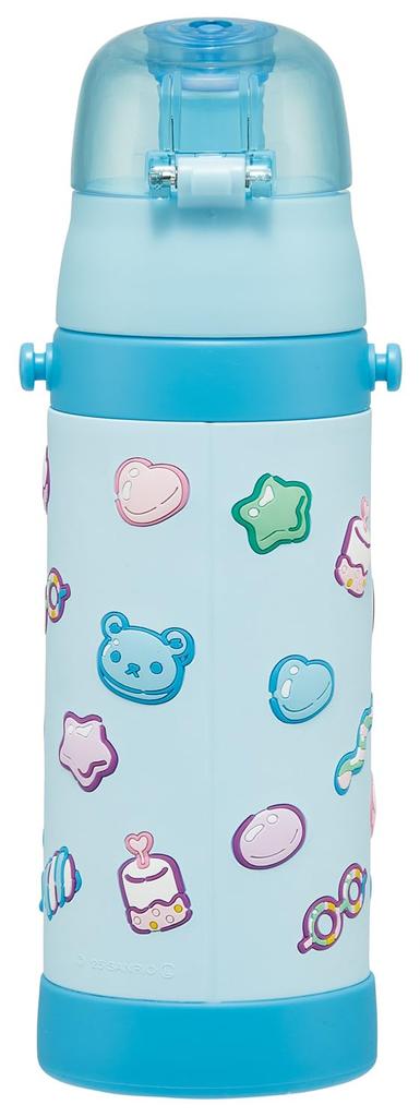 Скейтбордист Нержавеющая сталь Вода Прямой Sanrio Mash 3D Спортивная Детская Бутылка, Для питья, 480 мл, Синнаморолл, Жевательный, Печать, Легкая, Безопасная для детей,