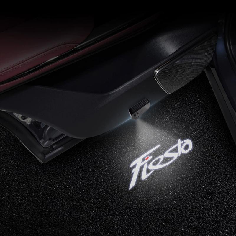 DRZG2 LED For Ford Fiesta Logo New And Old Styles ST Line MK5 MK6 MK7 MK8 Car Door Courtesy Light Projector Welcome Lamp