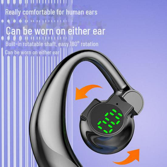 Высококачественная беспроводная Bluetooth-гарнитура для спорта с заушным креплением — длительное время ожидания, универсальная совместимость