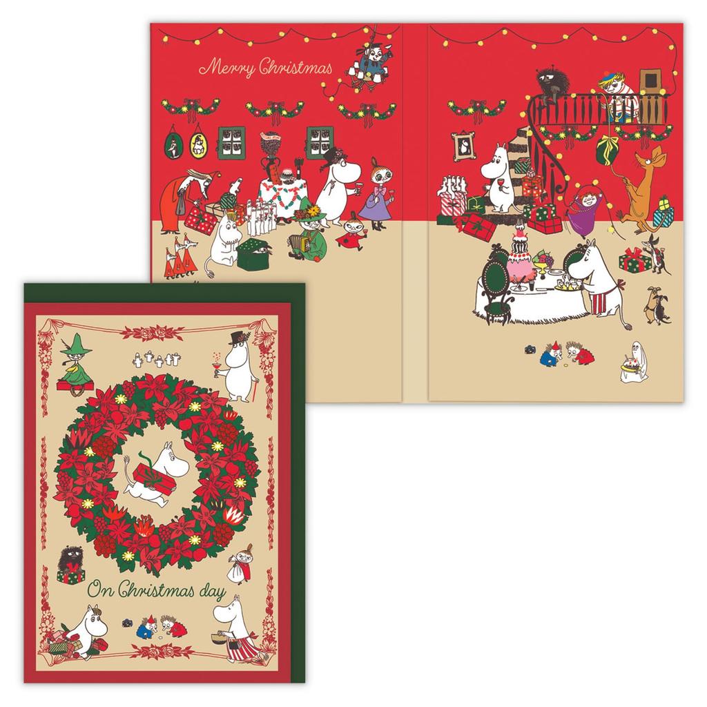 Hallmark Hallmark Moomin Рождественская открытка Музыкальная шкатулка Друзья 826505