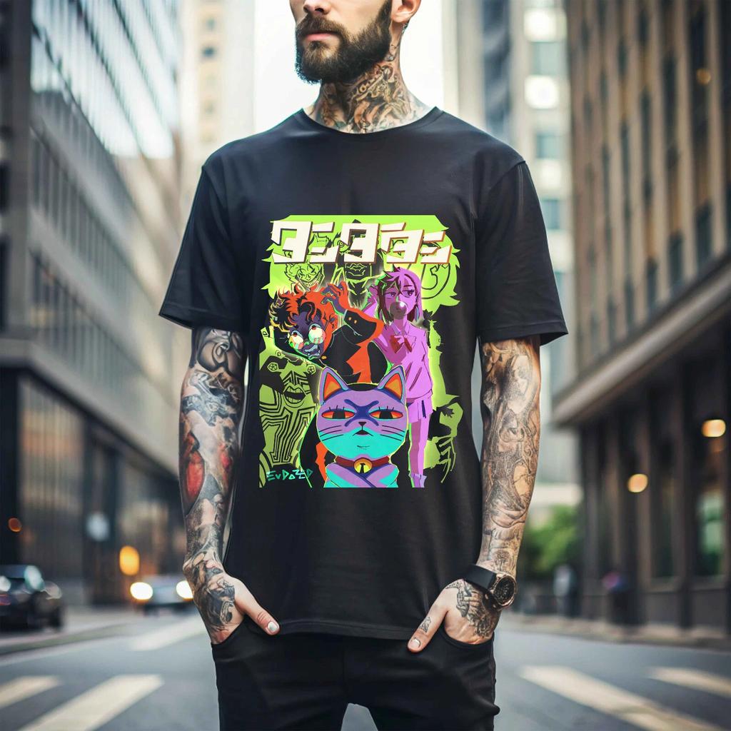 100% хлопок ТОПЫ УНИСЕКС ФУТБОЛКИ МУЖСКИЕ ЖЕНСКИЕ Dandadan Okarun Футболка,Okarun,Momo Ayase,Аниме, Японский,Милый,Графическая футболка 144