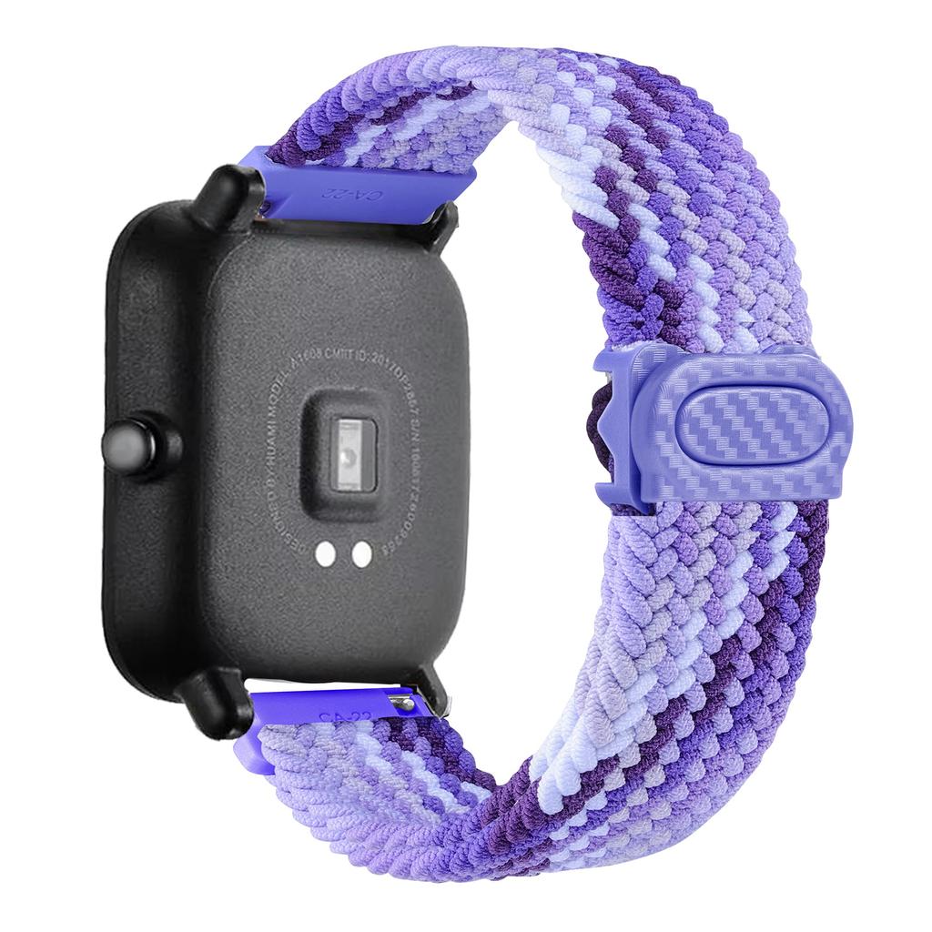 Для Amazfit bip 6/5/Balance/helio/GTS/4/2e/Mini/3/GTR/4/3/Pro ремешок Плетеный браслет correa huawei gt 5 4 20мм 22мм ремешки для часов