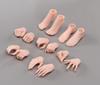 [TOYBARJAPAN] 16 Аксессуаров для ФигурокANT Красивое Женское Тело 7PS Пальцы Орхидеи и другой Милый Набор Кулаков и Ступней (для ТАН Нормальная кожа тела)