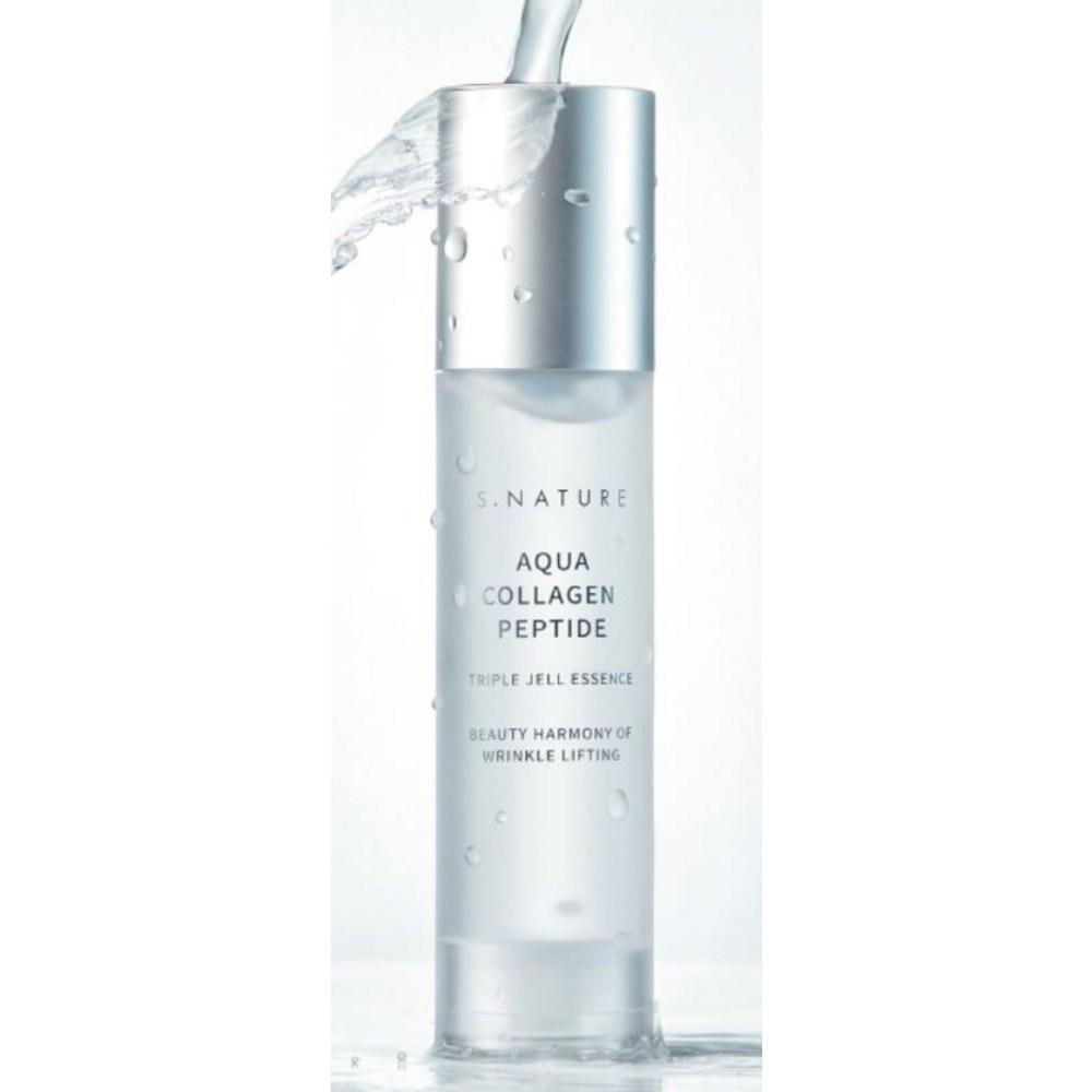S-Nature Aqua Collagen Peptide Triple Gel Essence, 50 мл, 1 шт.