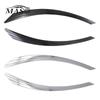 2pcs Car Headlight Eyebrow Eyelid Cover Trim ABS Silver/Carbon Fiber for Hyundai Sonata 2020 2024 2024 2024