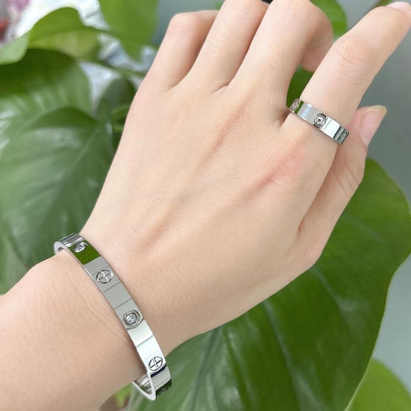 Ювелирные изделия от люксовых брендов Мода Нержавеющая сталь крест Подвеска Люксовые украшения LOVE Браслет ВИНТОВЫЕ Браслеты Подарок для пары