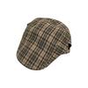 Japanese Contrasting Color Plaid Forward Hat Female Summer Thin Can Wear Personalized Beret Street Painter Newsboy Hat Male