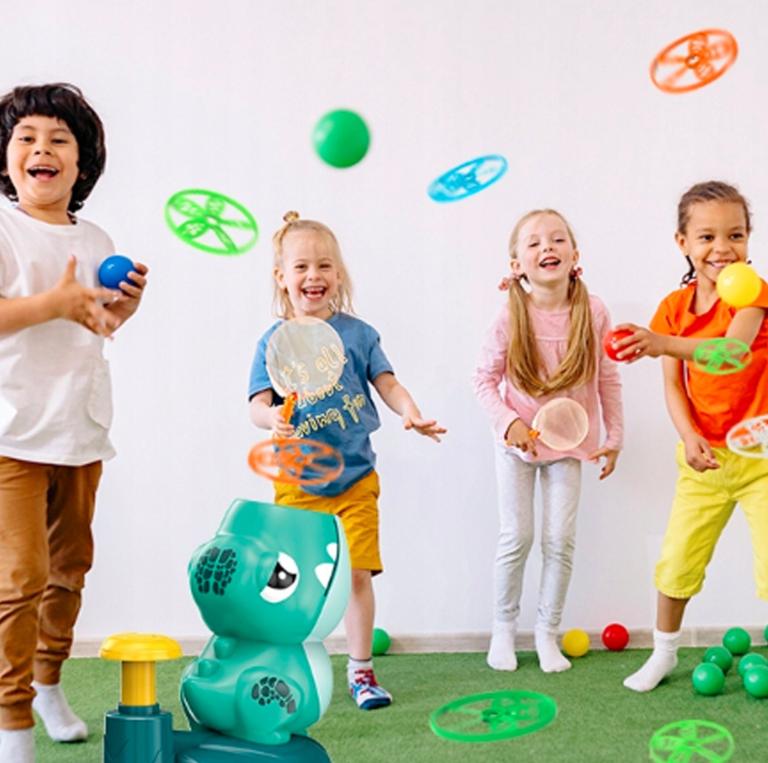Toy disc launcher dinosaur fun for children boy and girl