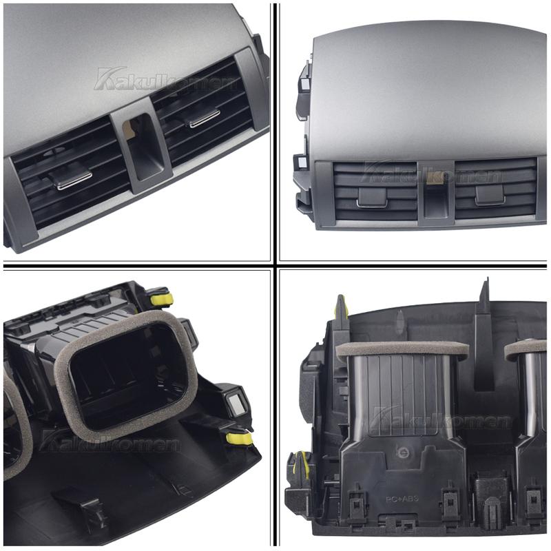 For Toyota Corolla 2008 2009 2010 2011 2012 2013 Center Dash A/C Outlet Air Vent Panel Air Outlet Cover Replacement Accessories