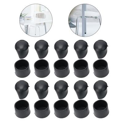 Прочные резиновые наконечники для стульев, 20 шт., защита пола от царапин, заглушки для ножек стола, снижение шума и защита пола