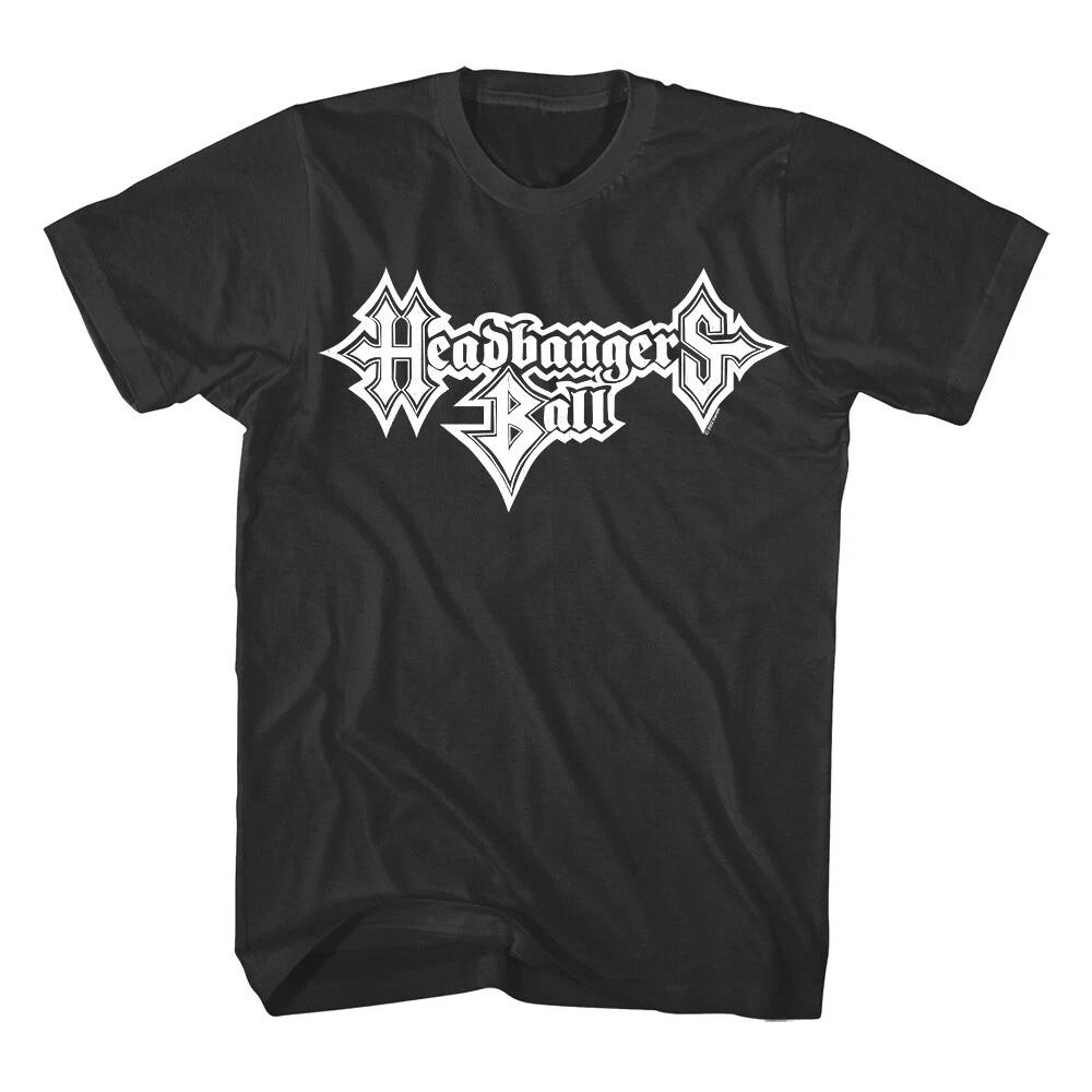 Headbangers Ball Vintage Logo Men's T Shirt MTV Heavy Metal Concert Event Music