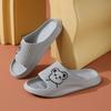 Luxury Women Men's Slippers Fashion Bear Cartoon Flip Flops Indoor Outdoor Soft Thick Soled Non-Slip Sandals Beach Slipper New