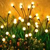 6/9/12LED солнечные садовые фонари, качающиеся светлячки, уличные водонепроницаемые пейзажные фонари, украшение для сада, двора, газона