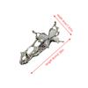 Y2K Irregular Liquid Metal Hairpin Butterfly Zircon Hair Clips Girl  Silver Bang Clip For Women Hair Accessories