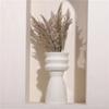 Hot Sale Nordic Ins Creative Ceramics Vase Home Ornaments White Vegetarian Flower Pot Vases Home Decorations Craft Gifts