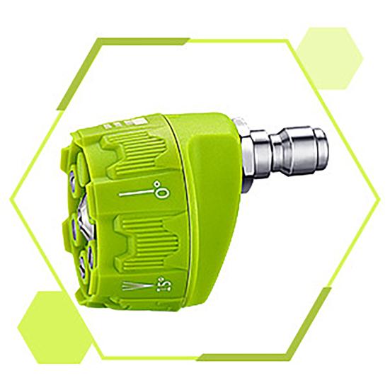 Насадка для мойки высокого давления 6 в 1, быстросменная насадка высокого давления, регулируемая насадка для мойки высокой мощности с быстроразъемным соединением 1/4 дюйма