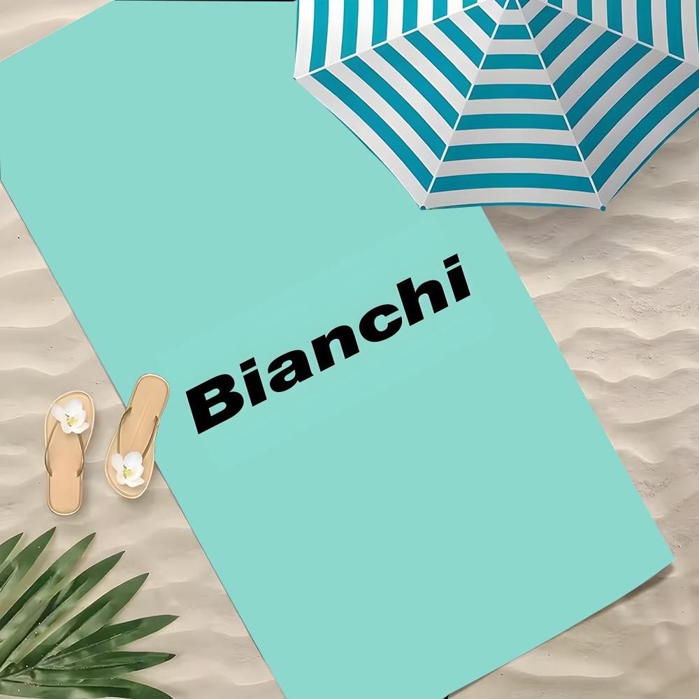 B-Bianchi Велосипед Микрофибровое Полотенце Полиэстер Пляжное Полотенце Быстросохнущее Без Песка Банное Полотенце Для Лета Бассейна Путешествий Отпуска