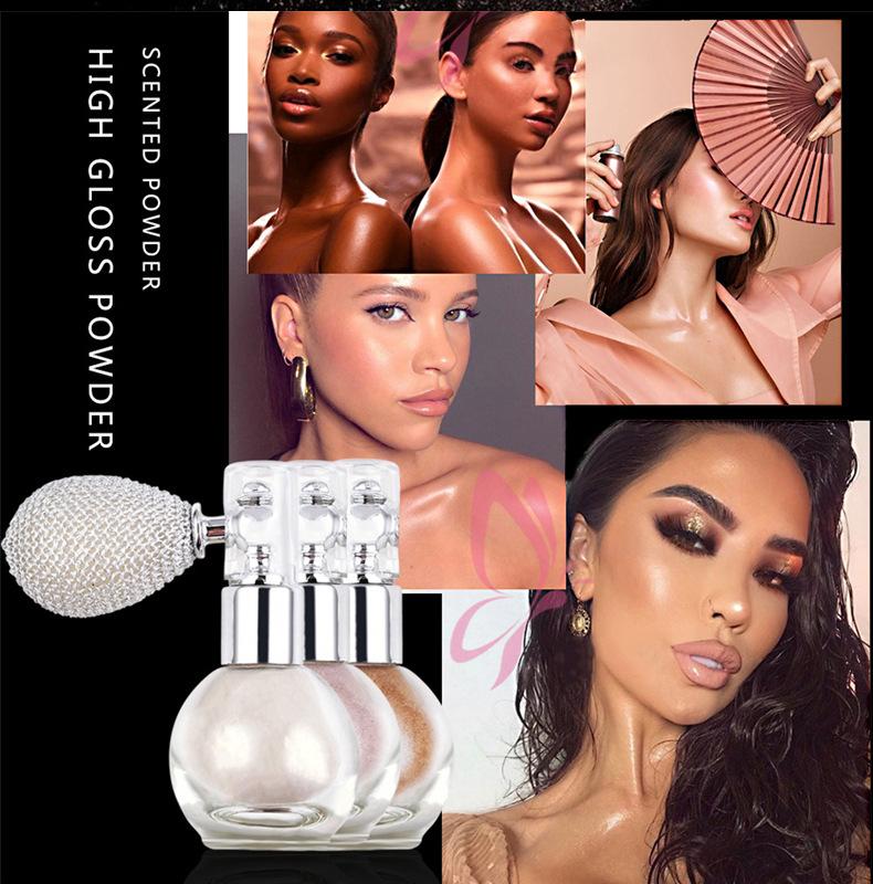 Пудра-спрей для выделения, блестящая перламутровая укладка волос, блестящий свадебный макияж, блестящая рассыпчатая пудра для ухода за волосами