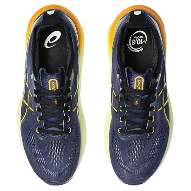 Asics Gel Kayano 31 Indigo Blue Yellow Мужские кроссовки Gunmetal 1011B867-403