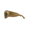 Balenciaga Shield Frame Bio Injection Sunglasses Gold Gold Brown