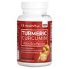 Health Plus, Куркумин из куркумы с биоперином, повышенная эффективность, 90 капсул