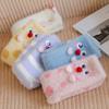 Cute Eyes Plush Dot Socks Soft Thicken Warm Socks Ins Mink Fur Socks  Girls