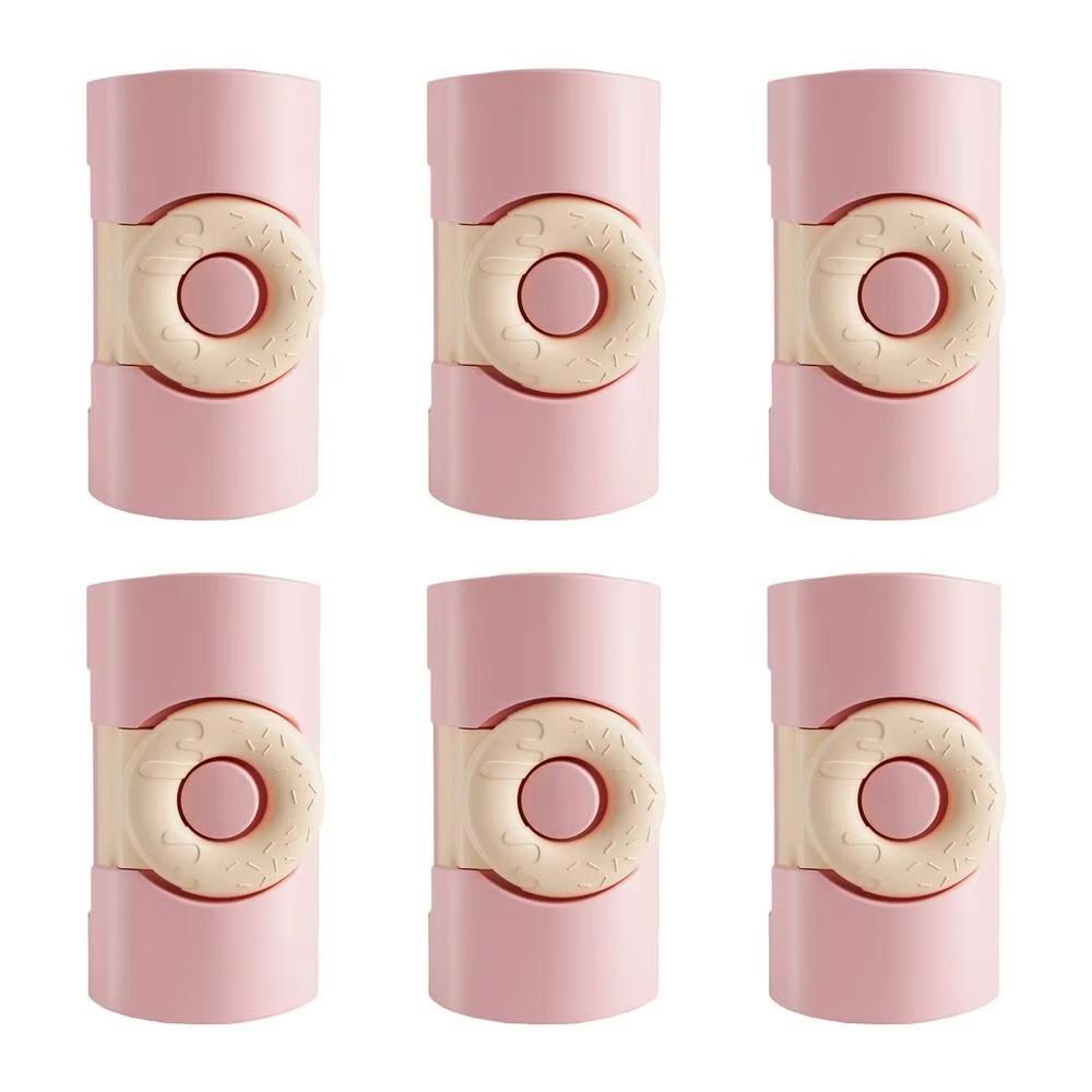 6pcs Household Donut Shape Bed Sheet Fixing Clip Pinless Non-slip Bedsheet Fastener Quilt Bed Cover Grippers Bed Sheet Securing