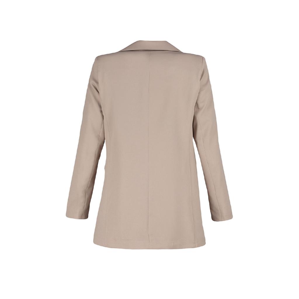 Норковый пиджак с двойной пуговицей и подкладкой из тканого материала с карманами Tctss22ce025