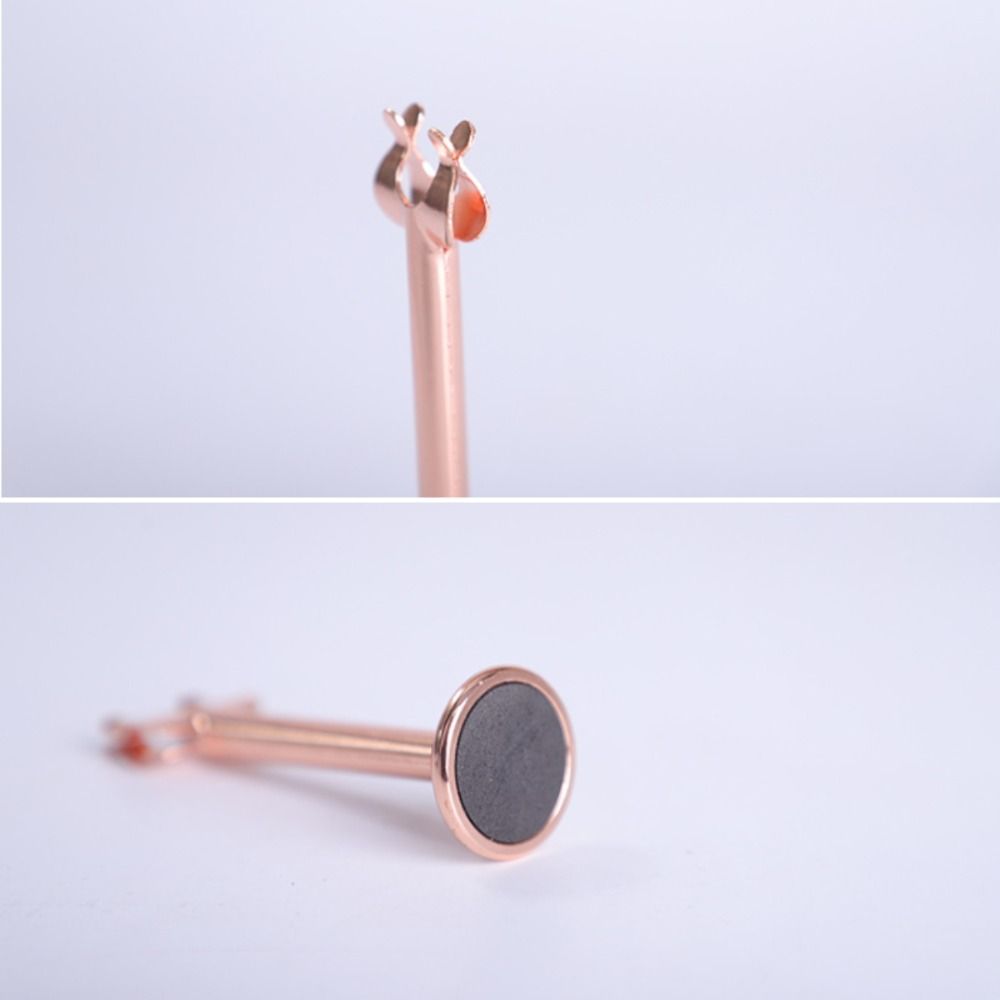 U Shape Name Card Display Stand Stainless Steel Picture Clips Price Display Rack  Table Accessories