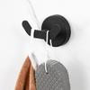 Крючки для полотенец из нержавеющей стали на присосках, кухонный крючок для хранения, круглый настенный держатель, прихожая