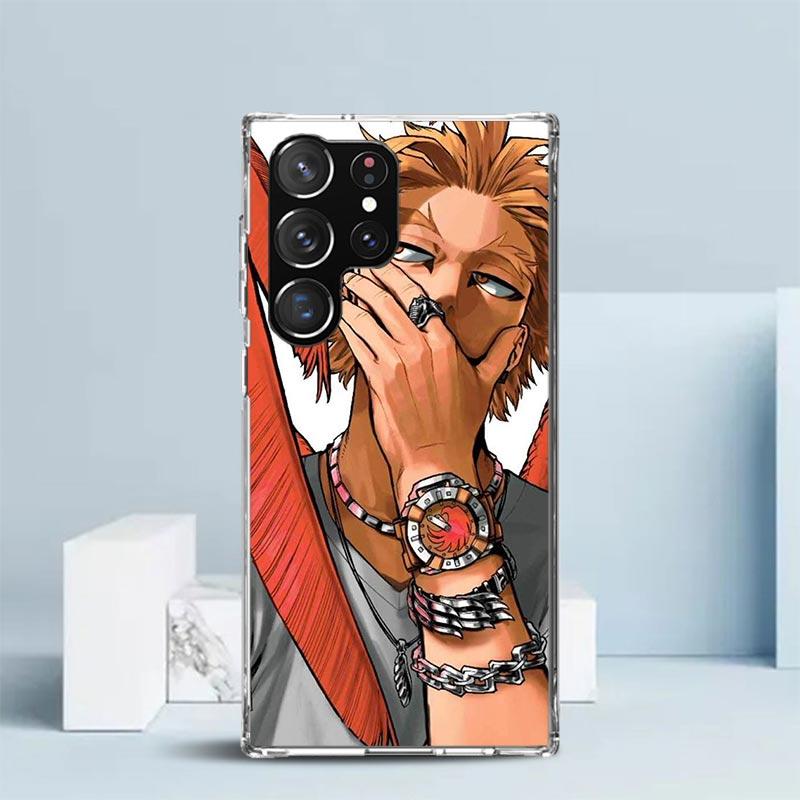 Чехол-книжка Hawks MHA My Hero A-Academy для Samsung Galaxy S25 Edge S26 S24 S23 Ultra Чехол для телефона S22 S21 Plus S20 FE С рисунком